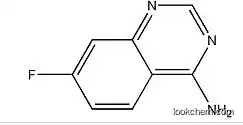 Molecular Structure of 1009036-29-6 (7-Fluoroquinazolin-4-amine)